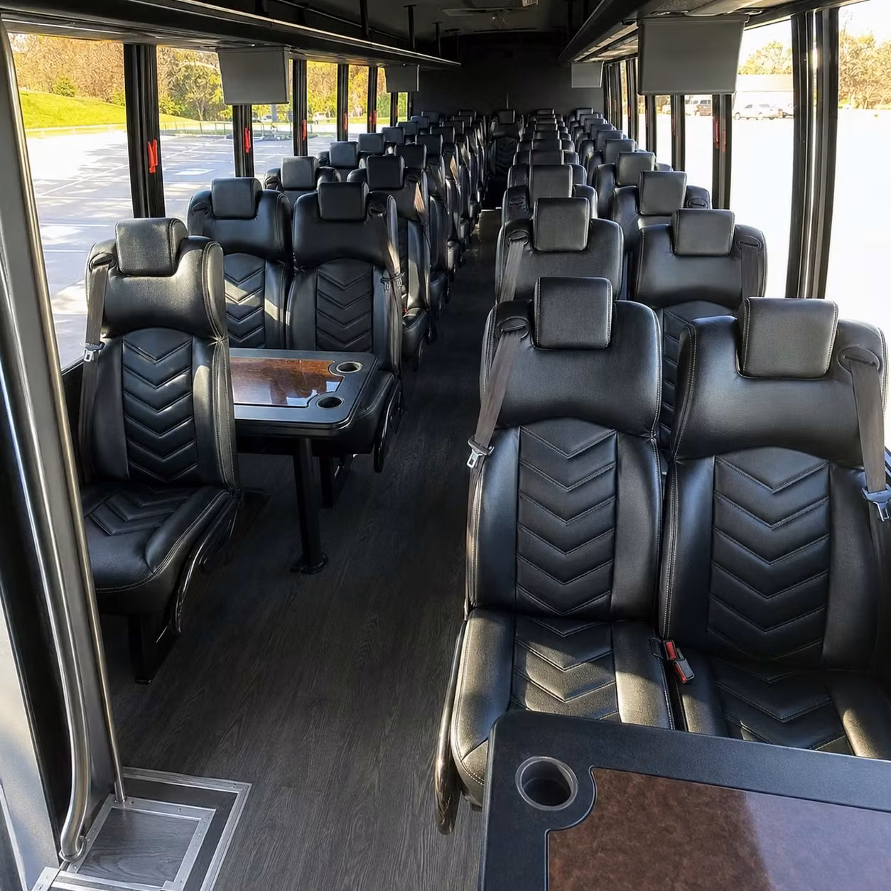 25 passenger minibus inside