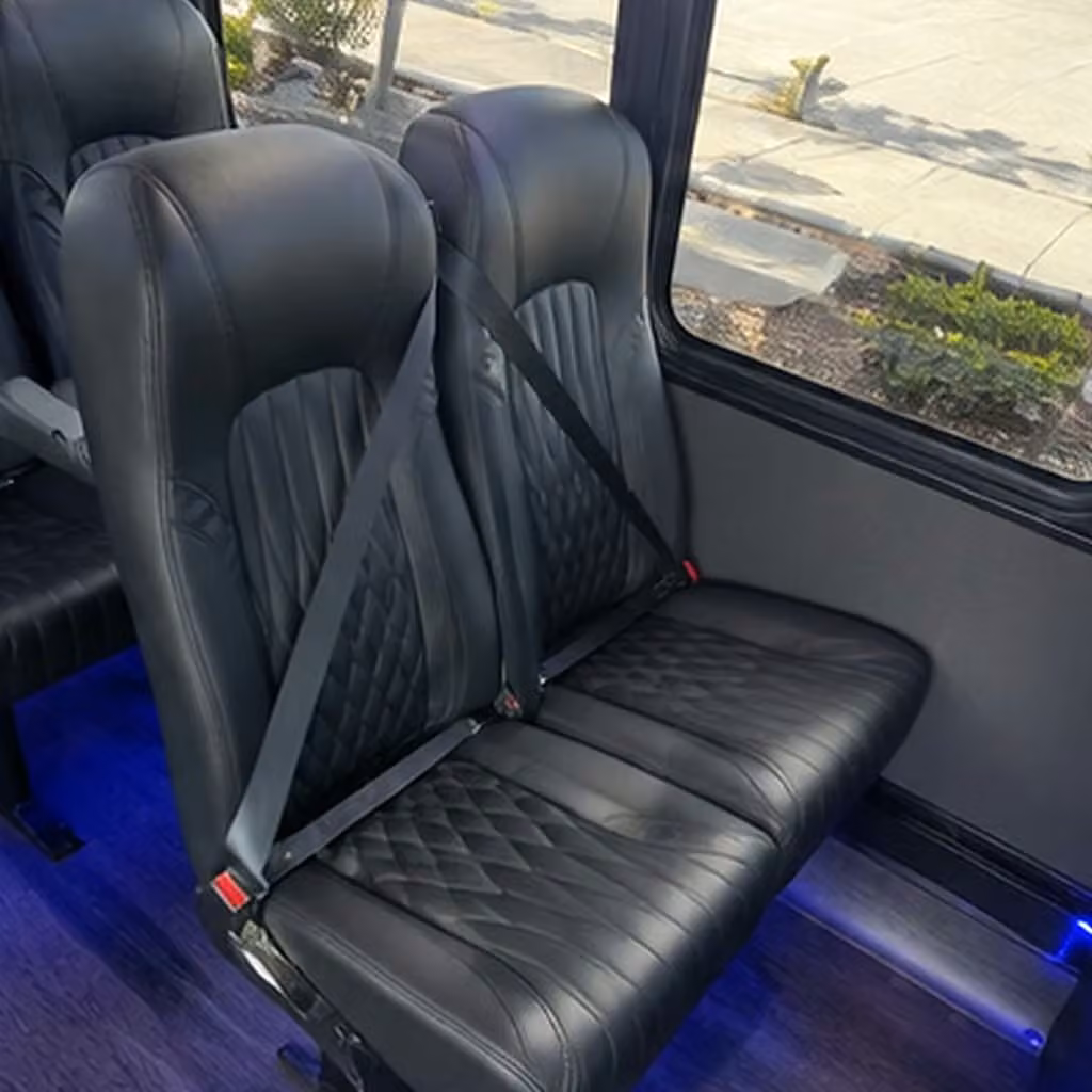 30 passenger minibus inside