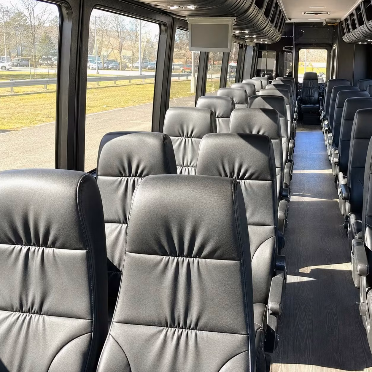 35 passenger minibus interior