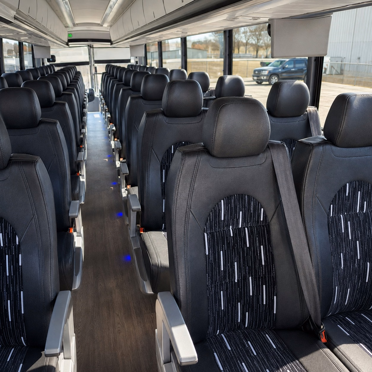 how the type of bus you rent changes the price in topeka kansas